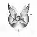 blackbird ilustration  tattoo design idea