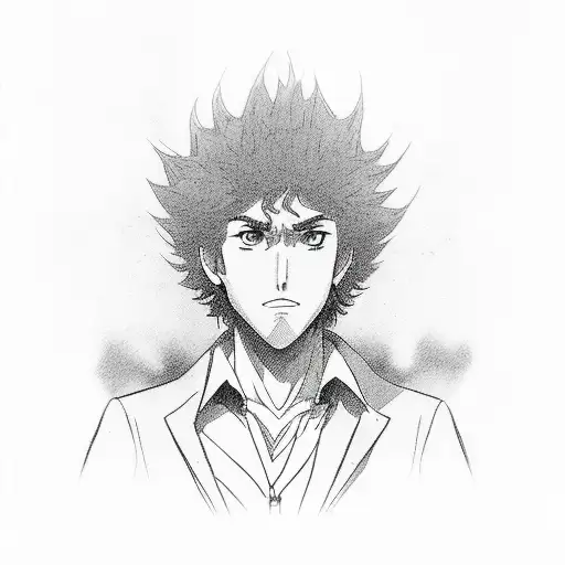 cybersigilism spike spiegel tattoo design idea