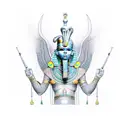 egyptian god Ra tattoo design idea