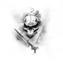 piston tattoo design idea