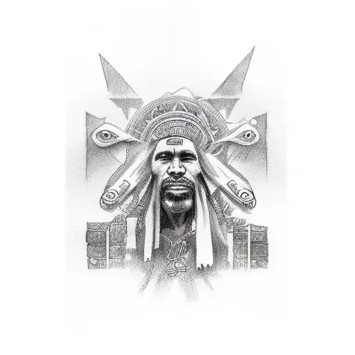 Chicano write bible verse mark 9-23 tattoo design idea