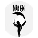 man on the moon tattoo design idea