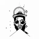 kid cudi tattoo design idea