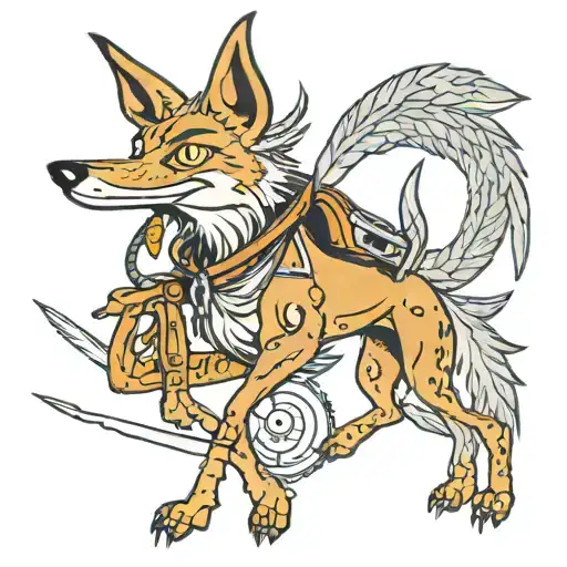coyote fucks roadrunner tattoo design idea