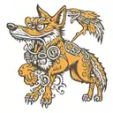 coyote fucks roadrunner tattoo design idea