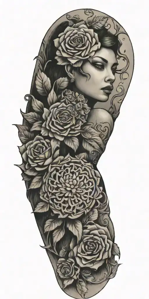 Ellie Williams, Joel Miller, Clicker tattoo design idea