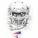 "est. 2004" with Patriots 2004 Lombardi trophy and Red sox 2004 commissioners trophy below tattoo design idea