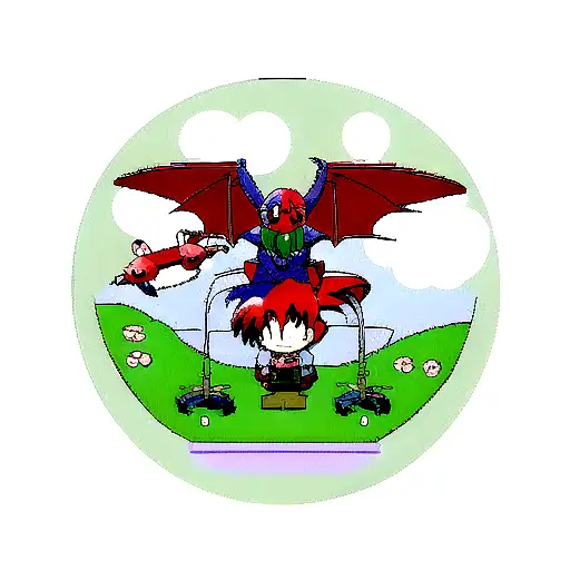 Flower, airplane, dragon, Asuka evangelion, Kykio Inuyasha, Ghibli, Pokémon Game boy, control snes tattoo design idea