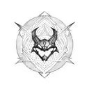 Skyrim logo tattoo design idea