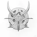 Skyrim logo tattoo design idea