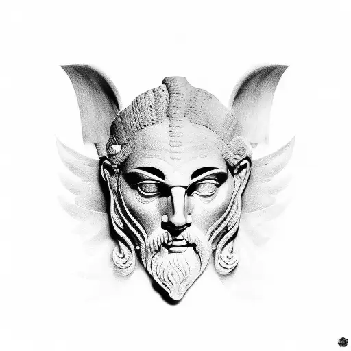 ancient greece tattoo design idea