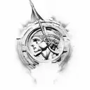 roman empire tattoo design idea