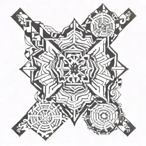 murphy's law one piece tattoo design idea