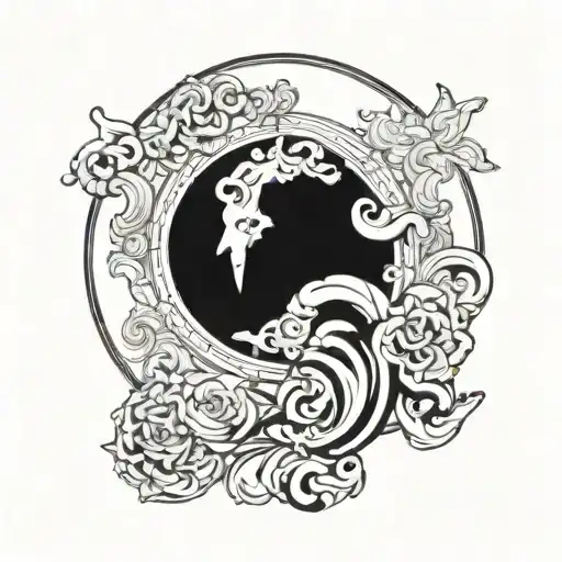 versace tattoo design idea