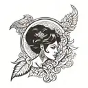 versace tattoo design idea