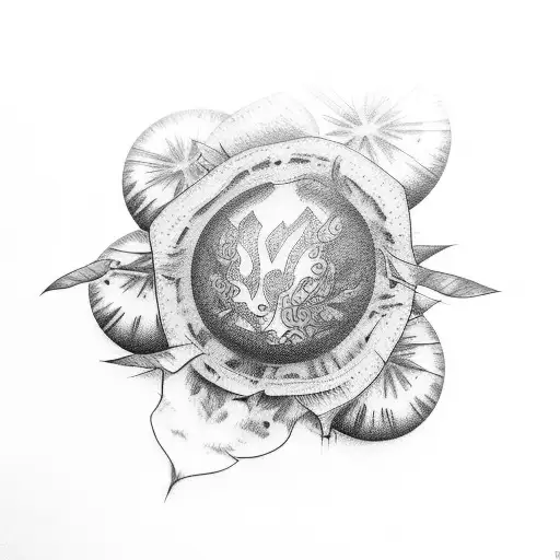 heirloom tomato tattoo design idea