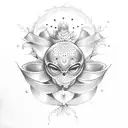 heirloom tomato tattoo design idea