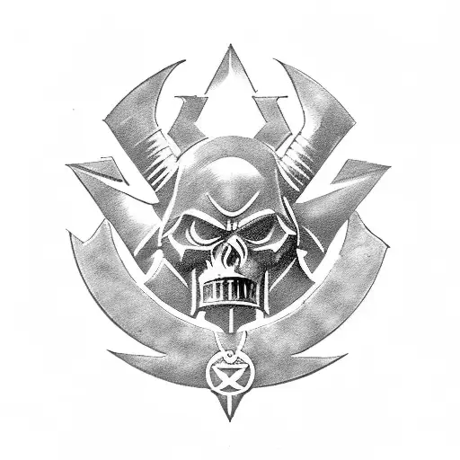 Warhammer 40k inquisition insignia  tattoo design idea
