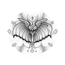 lower thigh cover up  tattoo design idea