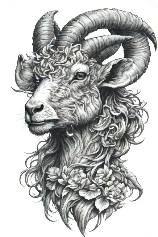 sea goat neck tattoo design tattoo design idea