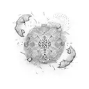 red hot chili peppers tattoo design idea