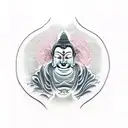 enso, buddha, present, enlightenment tattoo design idea