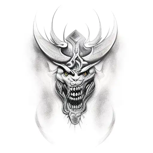 game STALKER with nordic tattoo design idea