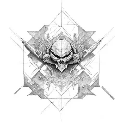 STALKER with nordic tattoo design idea