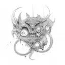 STALKER with nordic tattoo design idea