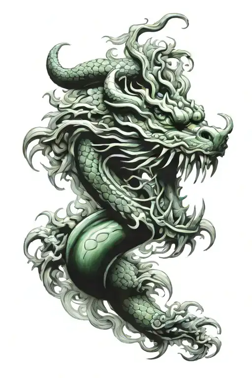 jade dragon sleeve tattoo design tattoo design idea