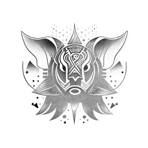 hustle tattoo design idea