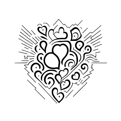 My burning heart, shout out tattoo design idea