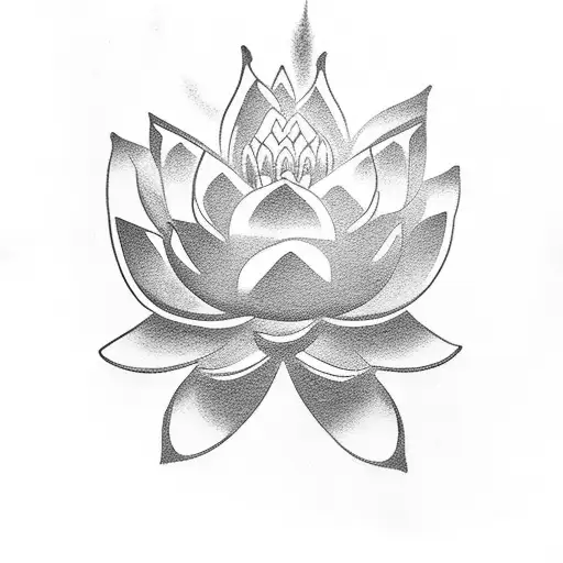 Buddha with lotus flower, daughter's birthday and name, car engines tattoo design idea