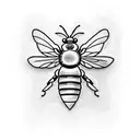 minecraft bee tattoo design idea