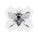 minecraft bee tattoo design idea