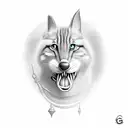 glep from smiling friends and clancy from midnight gospel  tattoo design idea
