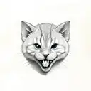glep from smiling friends and clancy from midnight gospel  tattoo design idea