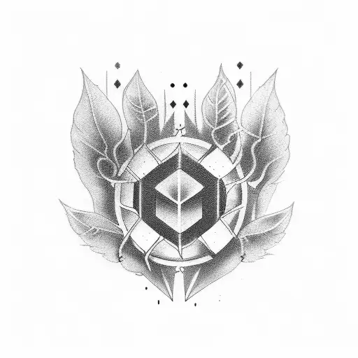 pastel goth tattoo design idea