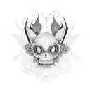 pastel goth tattoo design idea