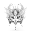 pastel goth tattoo design idea