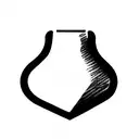 broken vase tattoo design idea