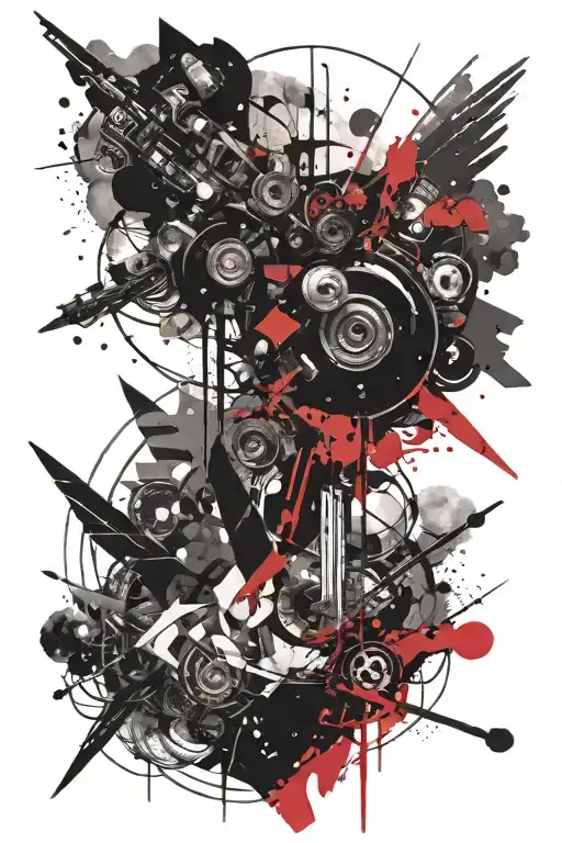 Ad Astra Per Aspera tattoo design idea