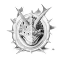 ankylosaurus, stegasaurus, girlie t-Rex, small Apatosaurus  tattoo design idea