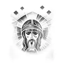 Jesus  tattoo design idea