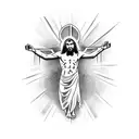 Jesus  tattoo design idea