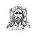 Jesus  tattoo design idea