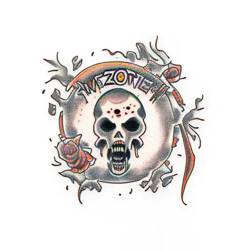 zombie carrot tattoo design idea