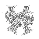 cursive "Khalil" tattoo design idea