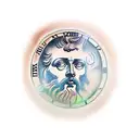 marcus Aurelius with clock  tattoo design idea