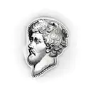 marcus Aurelius with clock  tattoo design idea